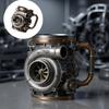 Automotive Themed Resin Cup For Hot Drink Or Decoration Elegant Coffee Drinkware with Handle For Car Lover