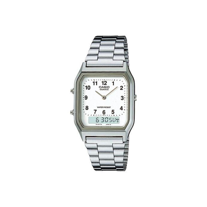 CASIO Men YOUTH White Watch AQ-230A-7B AQ-230A-7B White Dial