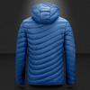 Coat Waterproof Detachable Hat Long Sleeve Stand Collar Warm Winter Jacket for Daily Wear