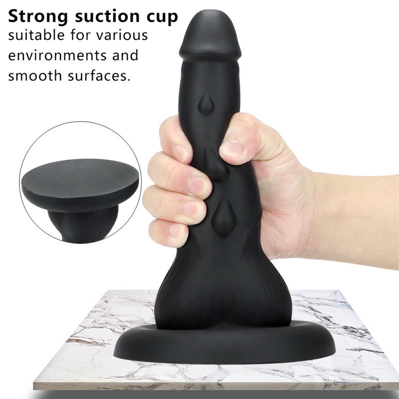 Color Female Masturbator Simulation Penis Silicone Super Soft Fake Penis Extra Large Sex Toys