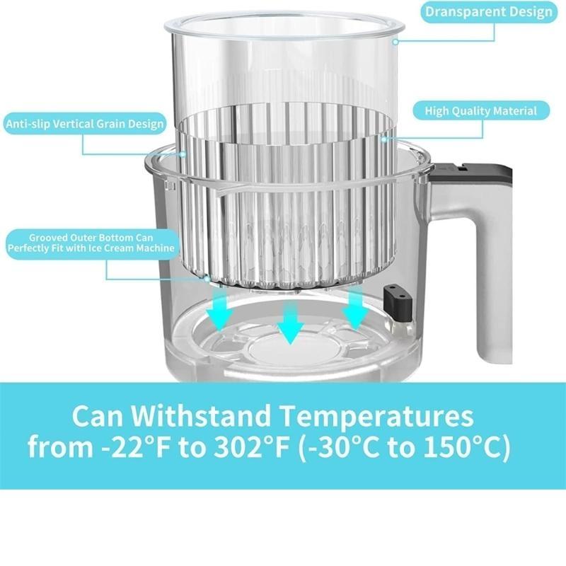 Ice Cream Pints Cups Replacements Storage Jar for NC500 NC501 China Mainland