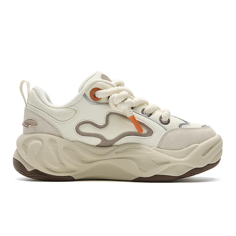 FILA BROOK 2 Abrasion Resistant Lightweight Height Increasing Low top Skateboard Shoes Women's Antique White F12W541201FAA