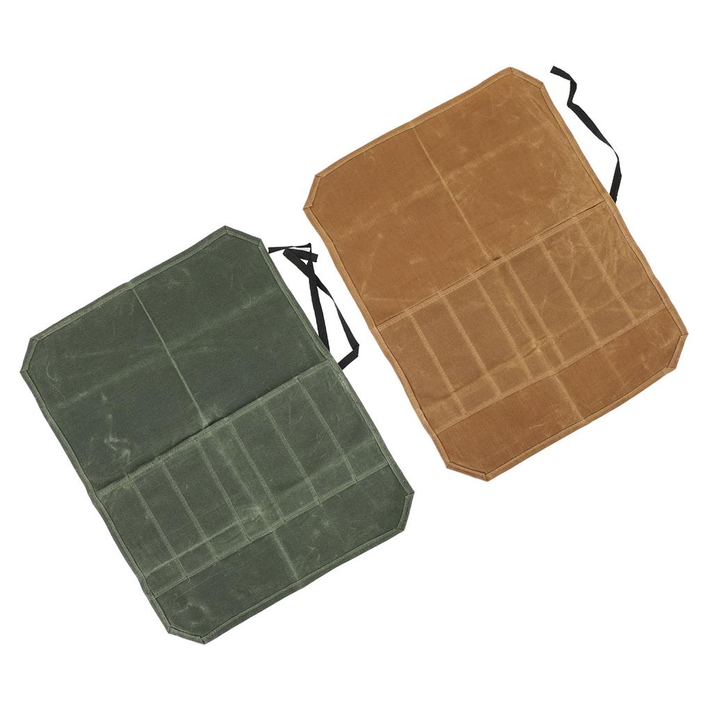 Koch Werkzeugrolltasche Canvas Wasserabweisend Tragbar Koch Gabel Werkzeughalter Beutel für Küchenutensilien