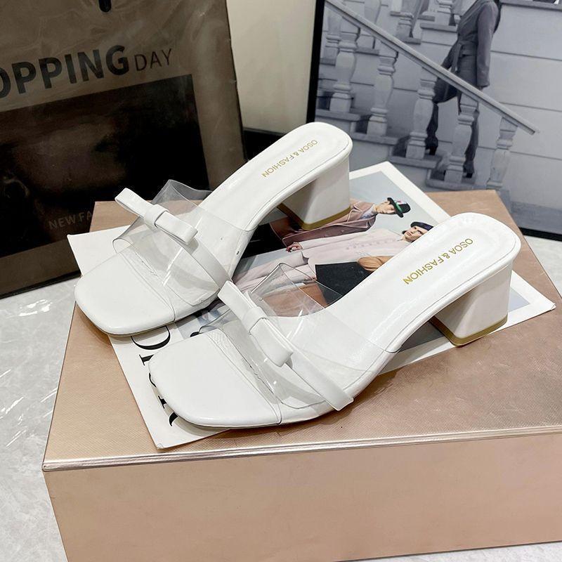 Temperament Fairy Style Small Man Tall Sandals 2025 Internet Celebrity New Korean Versatile Niche Design Women's Slippers