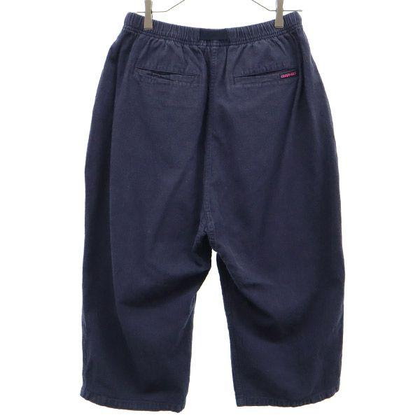 Gramicci Linen Blend Outdoor Shorts F Navy Women Used