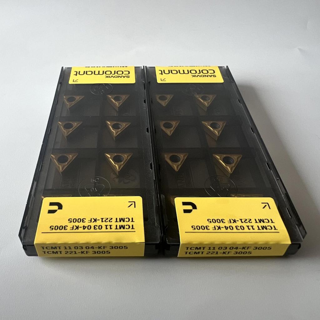 SANDVIK / TCMT110304-KF 3005 / Original Swedish hard alloy blade 10 Pcs
