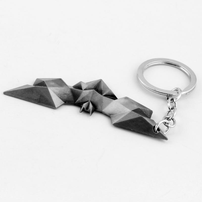 Bat Pendants Keychain Toy Superheroes Movie Jewelry Car Key Ring Bags Accessories for Men Women Fans Gifts Souvenir