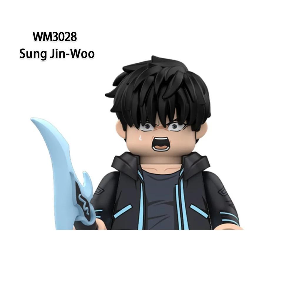 New WM6220 WM6221 Solo Leveling Set Building Blocks Sung Jin Woo Mini Action Figure Toys