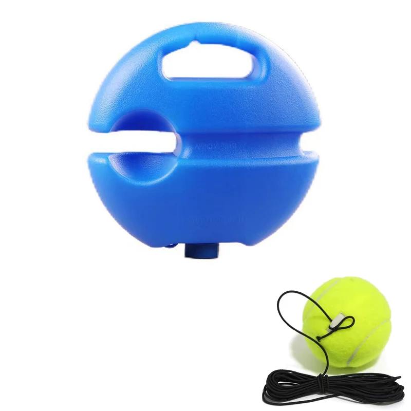 Professional Tennis Training Aids Bases With Elastic Rope Ball Practice Self-Duty Rebound Tennis Trainer Tennis Practice Tool
