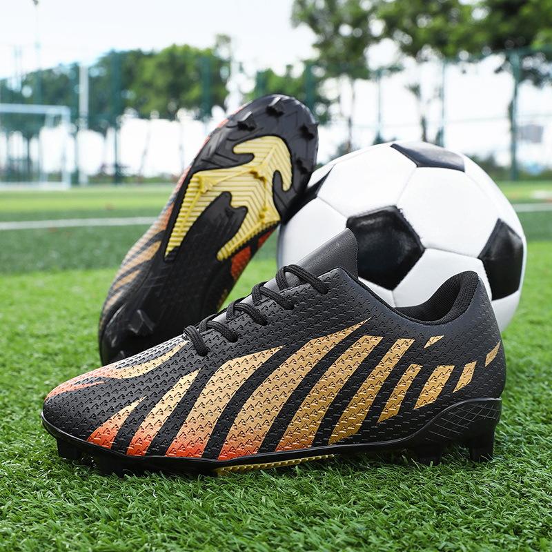 

Профессиональные тренировочные футбольные бутсы с низким верхом, кожаные шипы, футбольная спортивная обувь, низкие кроссовки для молодежи, большой размер 31