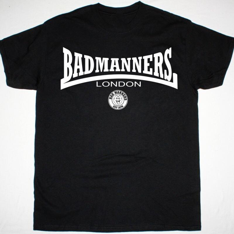 Bad Manners London Cotton Classic All Size S 5Xl T Shirt - Men s Summer Cotton Graphic Tee S разноцветный
