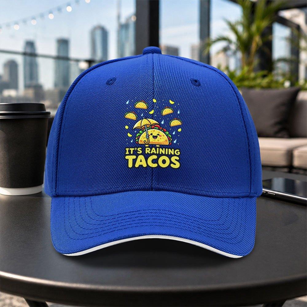 Cartoon Burrito Sandwich Baseball Cap Unisex Adjustable Duckbill Hat for Travel Parties Daily Wear Multiple Colors