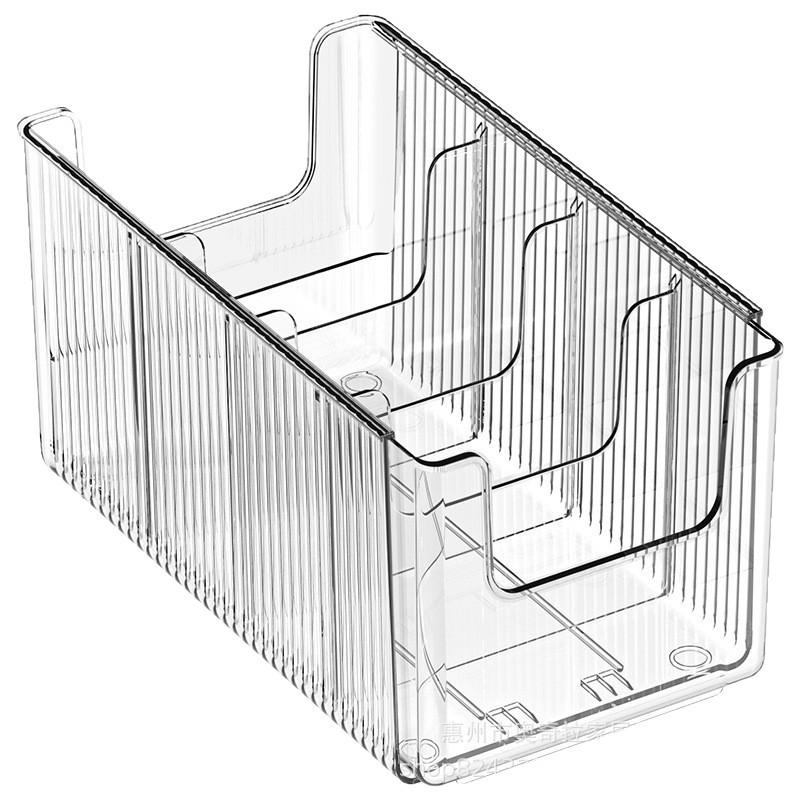 Clear Expandable Medicine Organizer Box Adjustable PET Plastic Drawer Divider Storage Container For Pills Vitamins Cosmetics Fit