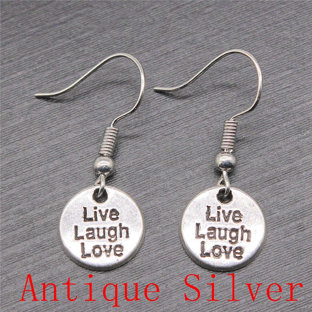 Boucles d'oreilles Symbole Om Yoga Vintage Boucles d'oreilles Mode Pour Femmes Apprêts de Fabrication de Bijoux DIY