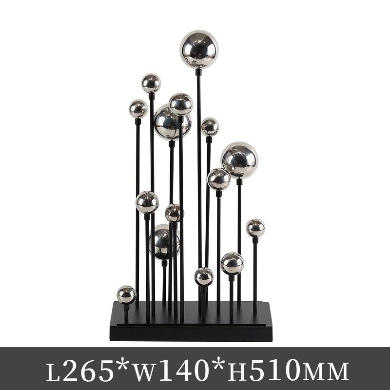 

Металевий виріб Золота куля Комбінація Геометричні металеві прикраси Абстрактна золота куля Аксесуари для декору дому срібний