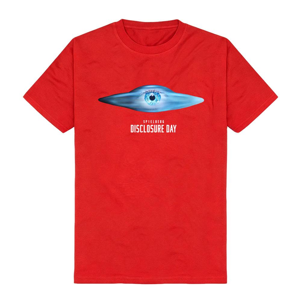 Film Disclosure Day Film Design T-shirt Unisex Streetwear Cotton Summer Short Sleeve Female Tshirts Graphic Merch O-neck Casual XS красный