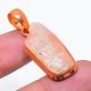 Natural Crystal Quartz Gemstone 925 Sterling Silver Jewelry Pendant 1.65" AP-14396