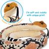 VIAHART Tiger Tale Toys Rattlesnake Plush Toy, Realistic 54-inch (137cm) Pet, Large, Long Viper [Official Japanese Product]