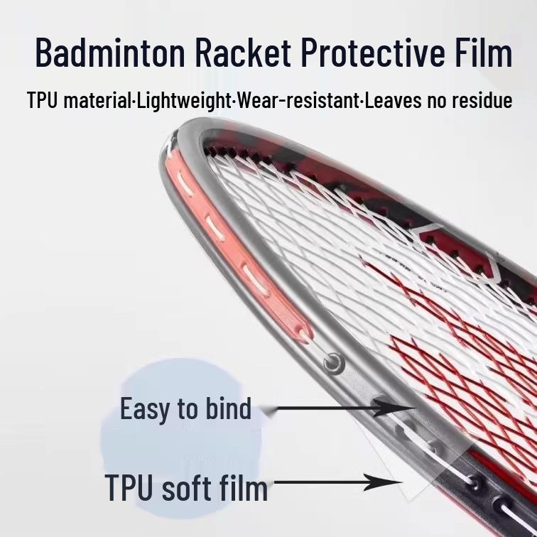 

New Arrival: Transparent Badminton Racket Edge Protective Stickers
