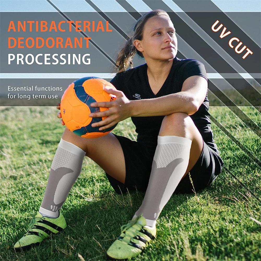 1 Pair Calf Compression Sleeves Footless Socks, Shin Splints, Varicose Vein Treatment For Legs & Pain Relief, Calf Brace Splints