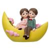 Romantic Couple Showpiece Sitting On Boat, Valentine Day Decoration Items