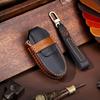 Leather Car Key Cover Keychain Holder Case Protector for FAW Bestune T77 T33 T99 T77pro B70 Buckle T55 Smart Remote Accessories