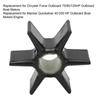 Outboard Water Pump Impeller 6 Blades 47‑43026‑2 Replacement for Chrysler Force 75/90/120HP for