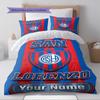 Name Custom San Lorenzo Pattern Bedding Set Quilt Cover Pillowcase Home Decor Gift (1 * duvet cover + 2 * pillowcase, without core)