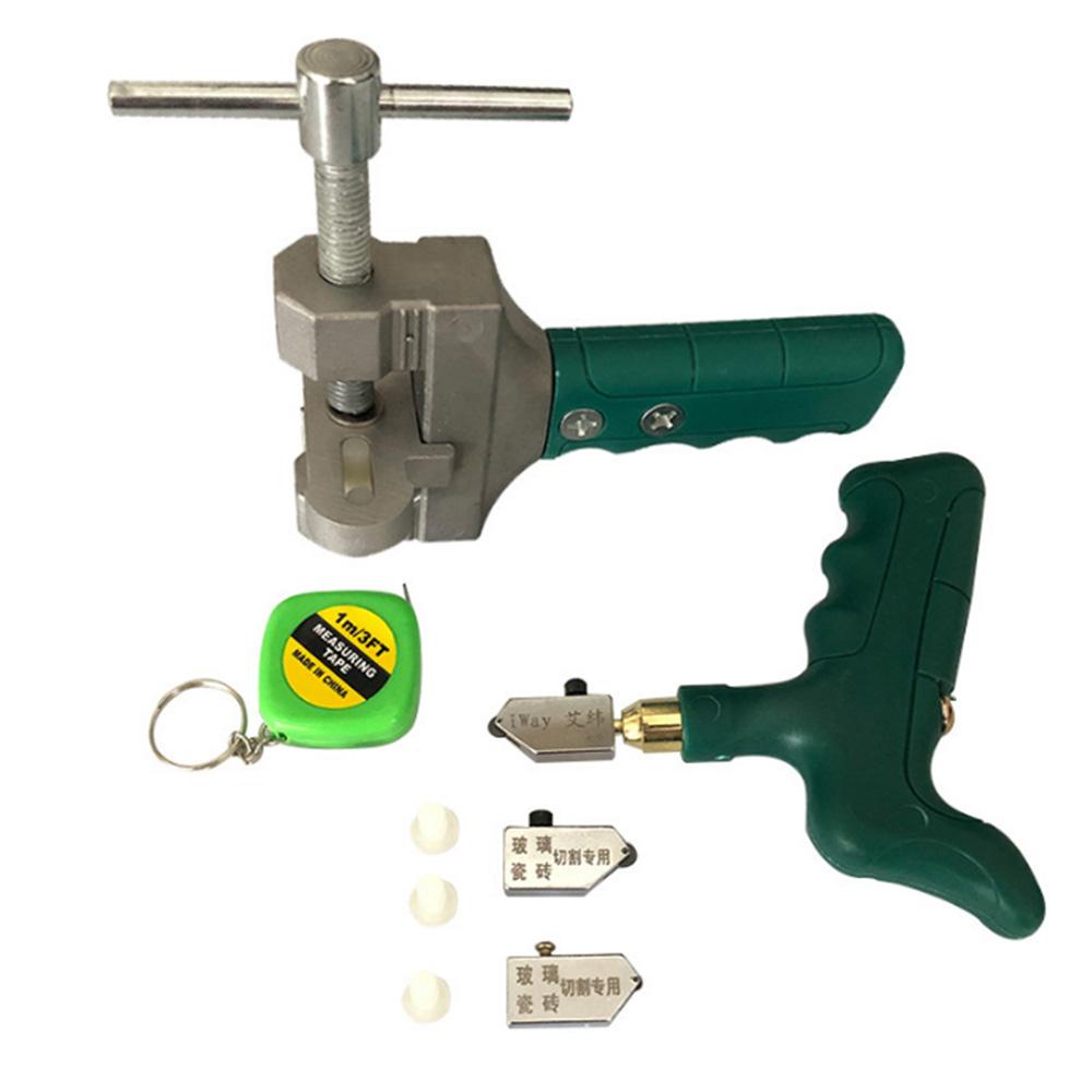 Glass Tile Cutter, Large Alloy Wheel with Ergonomic Handle for Cutting Ceramics and Mirrors, High Quality Wearproof Tool