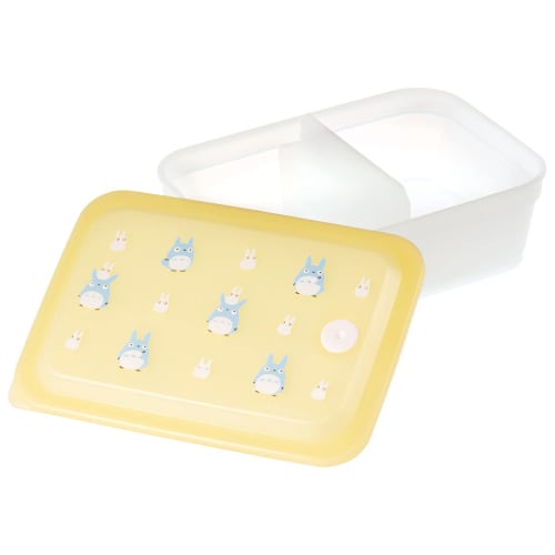 Skater Bento Box, Antibacterial, Fluffy, 600ml Capacity, Integrated Gasket, Air Valve, Single Tier, My Neighbor Totoro Design, Ghibli Style, PAS6AG-A