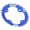 Lebycle 104mm BCD 104mm BCD Round Narrow Wide Chainring Aluminum Alloy 38T Narrow Wide Single Chainring38T Blue