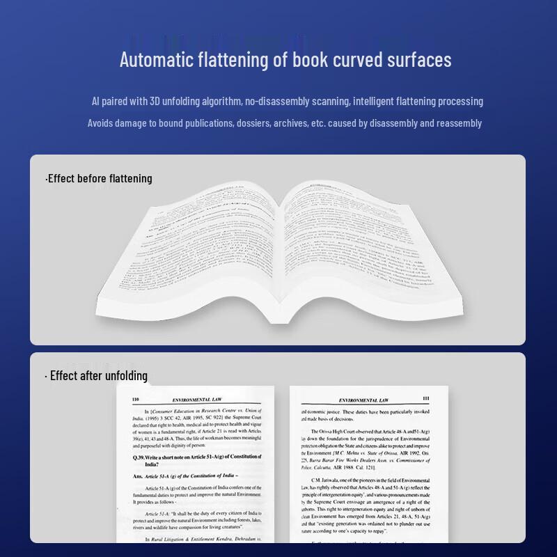 CZUR Aura UA3Plus A3 Overhead Document Scanner