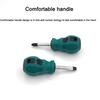 6*38 Short Cross-shaped Multifunctional Screwdriver with Magnetic Matching Screw Mini Screwdriver Chromium-vanadium Steel Cr_V