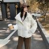 Down and padded jacket women's short 2025 new Korean loose padded jacket hooded thickened padded jacket winter jacket