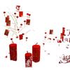 Chinese New Year Festive Decorations: Red Packet Tree & Lanterns for Home and Living Room