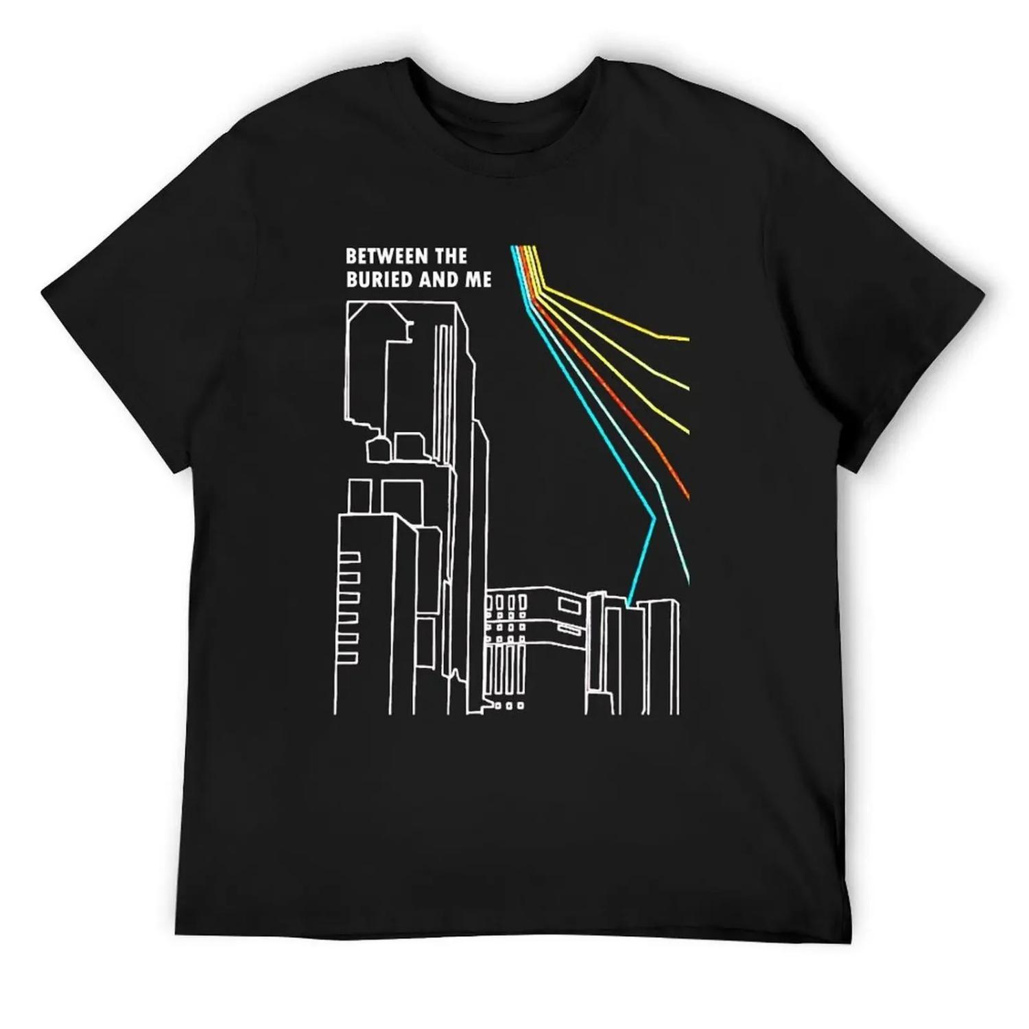 

Between the Buried and Me genre rock band T-Shirt blue lock cotton man t-shirts custom t-shirts tee shirts for men XXXXXL чорний