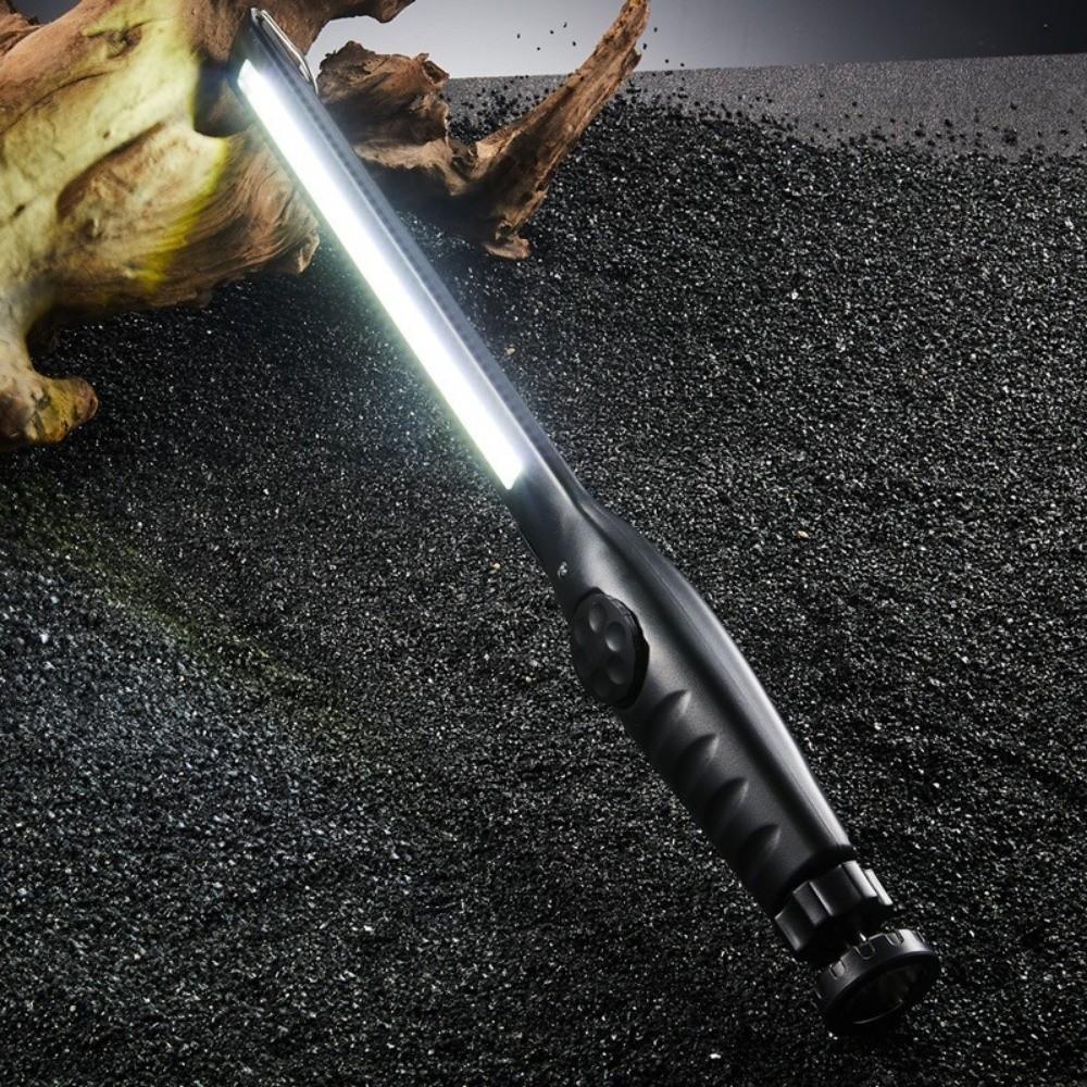 Portable USB Rechargeable LED Work Light 360°Rotation Base With Magnet Flashlight Hook Design Bright Emergency Lamp Workshop