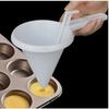 1Pcs Cream Funnel Adjustable Hand-held Cone-shaped Funnel Pancake Batter Chocolate Liquid Dispenser Household Baking Tools