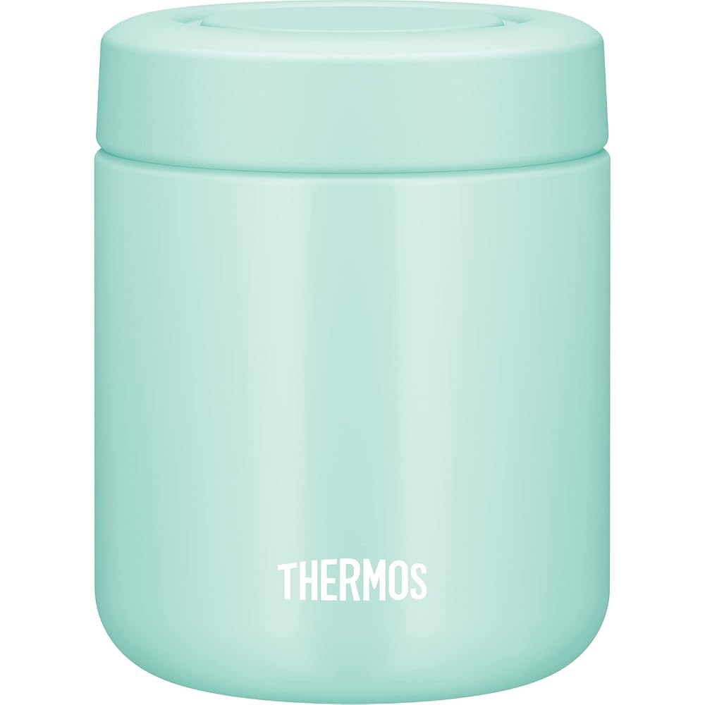 Thermos Vacuum Insulated Soup Jar 300ml Mint Standard Model - Keeps drinks hot or cold, easy to