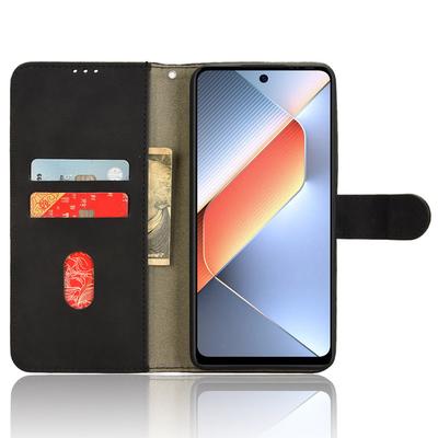 For TECNO Pova 6 Neo Case Skin-Touch Leather Wallet Stand Anti-Drop Phone Cover