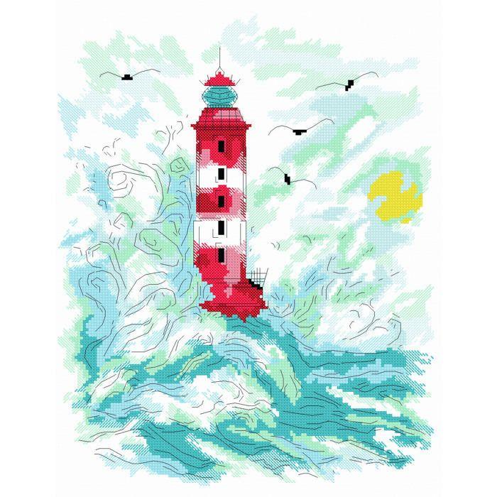 CROSS STITCH KIT 30X35 THE LIGHTHOUSE
