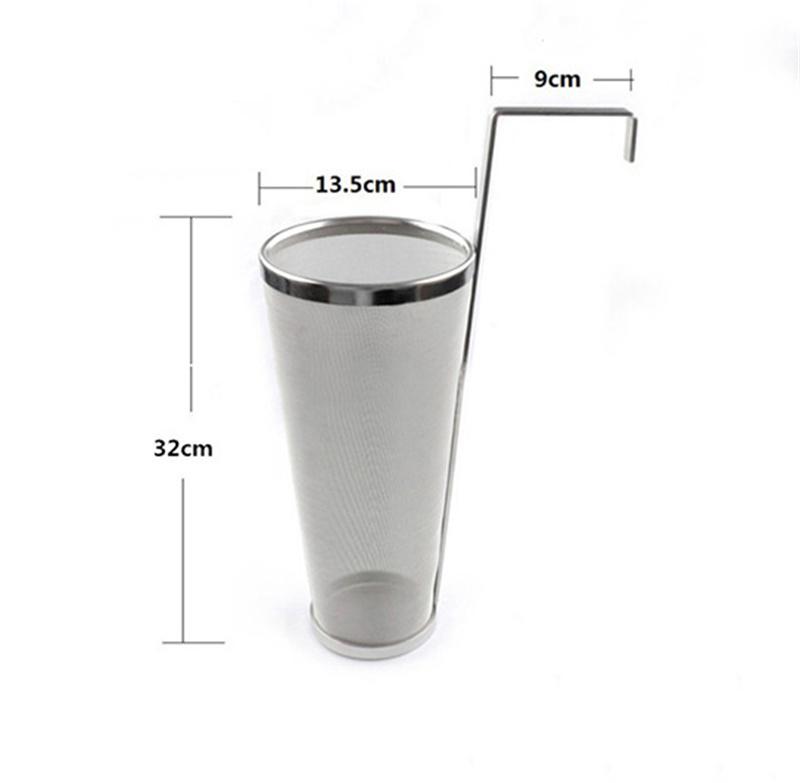 Small hole 300 Micron Rvs make wine beer Mesh Bier Filter Voor Zelfgemaakte Brew Thuis Koffie Droog Hopper Brew fine mesh coland