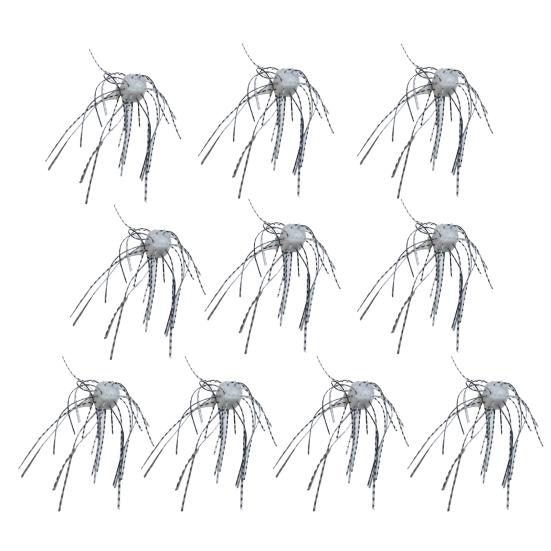 10 ks 1,4 cm/4 g Měkká kostka nástraha se sukýnkou Pomalu potápivá Barevná PVC Umělá kostka nástraha Sladkovodní Slanovodní Okoun Sumec Rybářské příslušenství