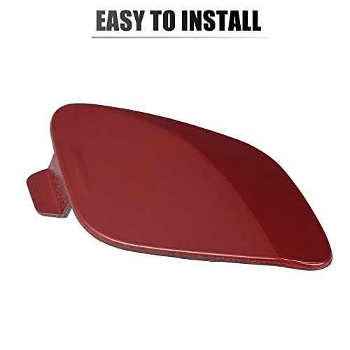 ACROPIX Car Front Right Bumper Tow Hook Eye Cap Cover Replacement Compatible with Volvo S60 Red 1pc