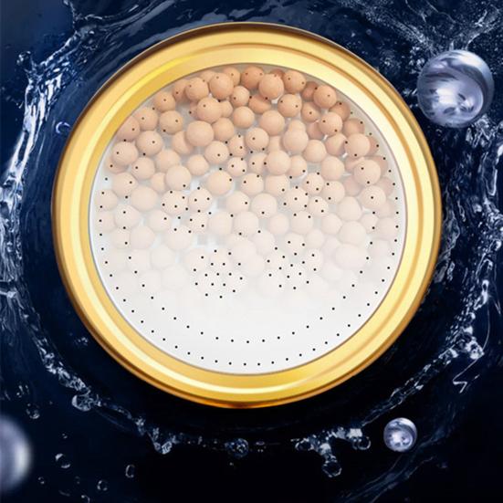 Shower Rose Head Pressurize Handheld Space Aluminum 360 Degree Powerful Shower Head for Shower