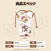 Notre Disney Officially Licensed Kids' Pouch, Fashion Shoulder Bag, Crossbody Bag, PVC Neck Pouch with Belt (Chip 'n Dale-B)