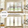 Non Adhesive Static Reusable Frosted Shower Window Glass Door Bathroom Sticker Privacy Film Home Office