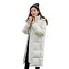 New Chinese long knee couple down jacket thickened fashion trend