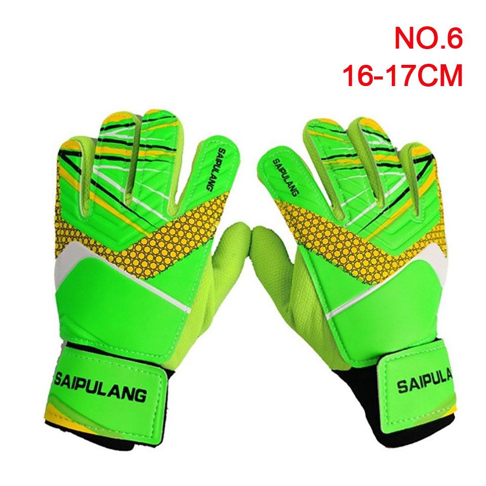 Loogdeel Professionelle Fußball Trainings Torwarthandschuhe Kind Erwachsener Tor Verdickte Latex Fußballhandschuhe Hand Fingerschutz