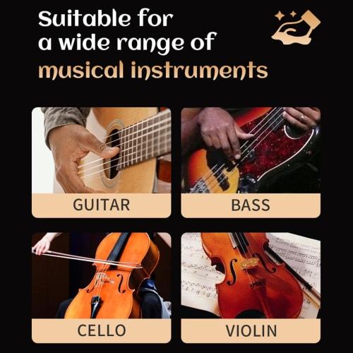 Guitar Fretboard Oil, 80ml 3-in-1 Guitar Care Liquid, String Cleaner, Fretboard Maintenance Oil, String Anti-Rust Lubricant. Guitar Fretboard Cleaner